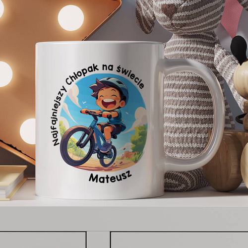 Kubek z imieniem - Najfajniejszy Chłopak na świecie