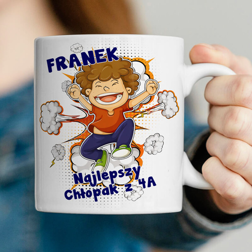 Kubek z nadrukiem - Najlepszy Chłopak w klasie