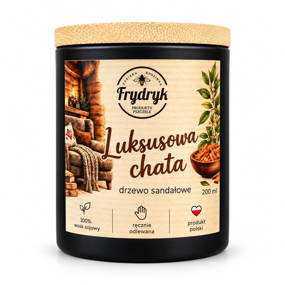 świeczka zapachowa - Luksusowa chata
