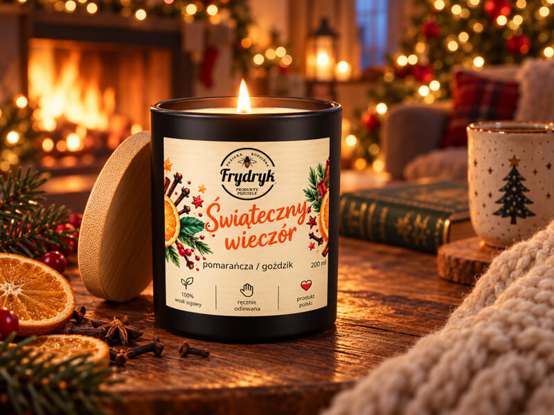 Świeca zapachowa - Świąteczny wieczór