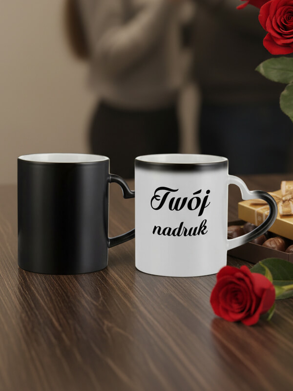 Magiczny kubek na Walentynki z własnym nadrukiem