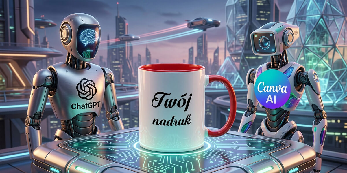 Najlepsze AI do projektowania nadruków na kubki i gadżety