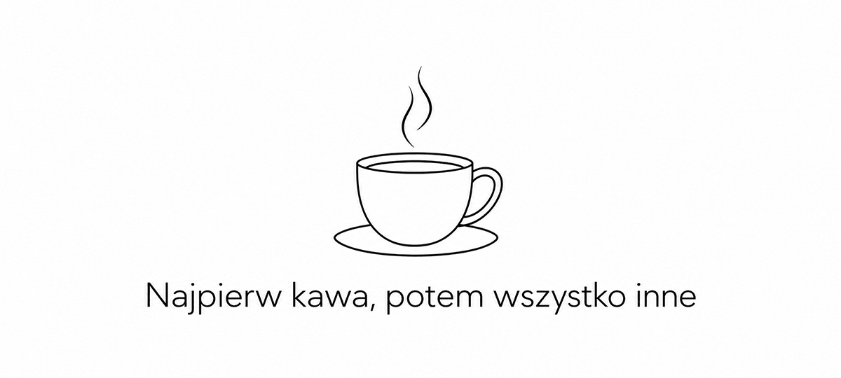 grafika na kubek do kawy