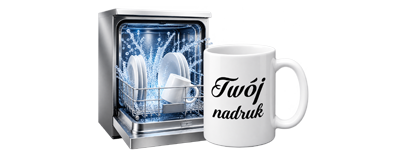 kubek z nadrukiem - mycie w zmywarce