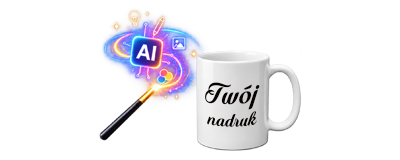 kubek z nadrukiem AI