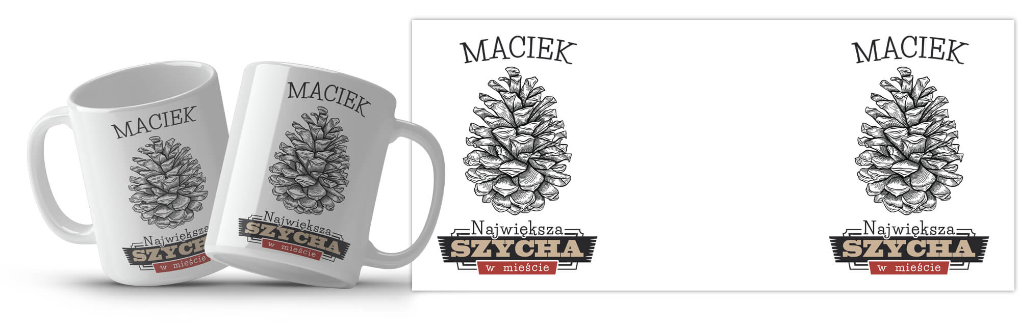 Kubek z nadrukiem - Największa Szycha w mieście