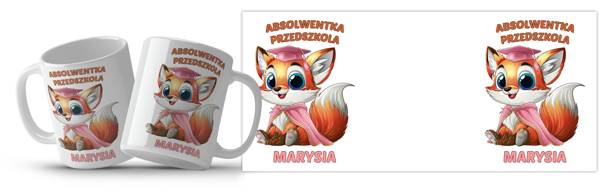 Kubek z imieniem dla przedszkolaka - grupa Liski