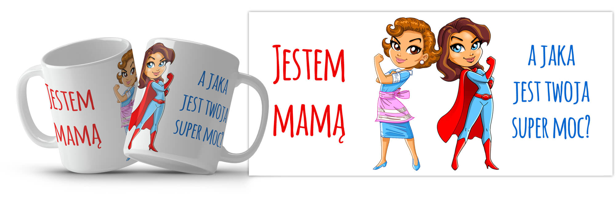 Kubek z nadrukiem - Jestem Mamą
