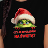 Świąteczna koszulka z nadrukiem - Czy ja wyglądam na Świętą?