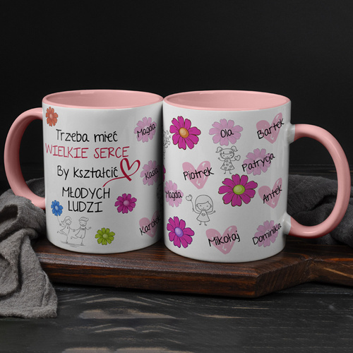 Kubek - Trzeba mieć wielkie serce, by kształcić młodych ludzi z imionami dzieci