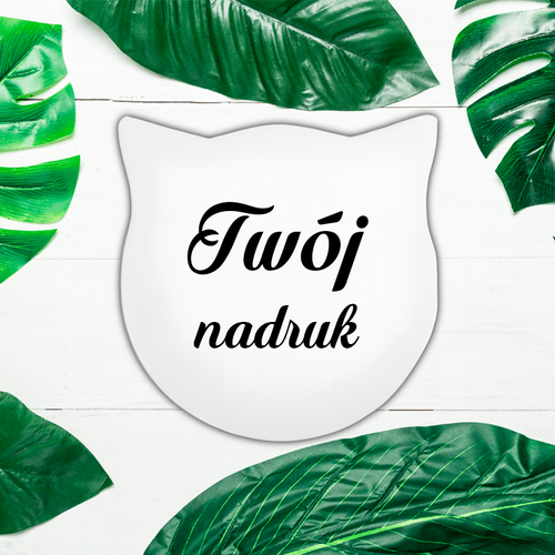 Ceramiczna podkładka z Twoim nadrukiem - kot