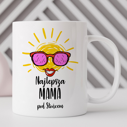 Kubek z nadrukiem - Najlepsza Mama pod Słońcem