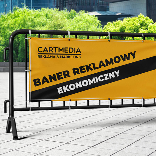 Baner reklamowy 2 x 1 m - EKONOMICZNY