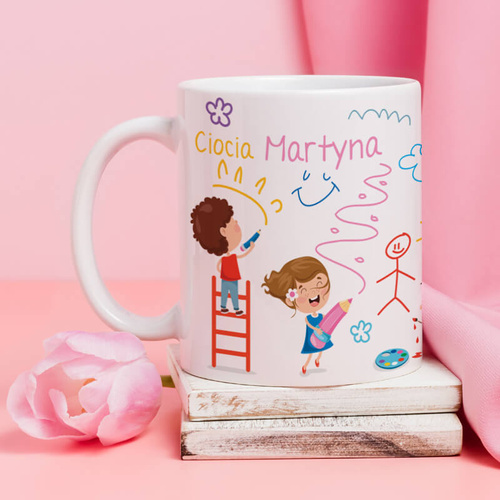 Kubek z imieniem dla przedszkolanki