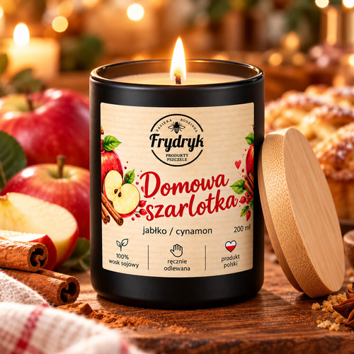 Świeca zapachowa - Domowa szarlotka - 200 ml