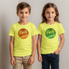 Dziecięca bawełniana koszulka z Twoim nadrukiem - pistacjowa
