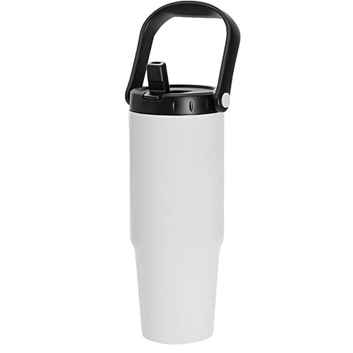 Kubek turystyczny 900 ml z Twoim nadrukiem - wygodny uchwyt