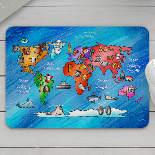 Dziecięca podkładka pod myszkę - Mój świat