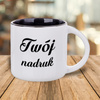 Kubek 400 ml z czarnym wnętrzem z Twoim nadrukiem