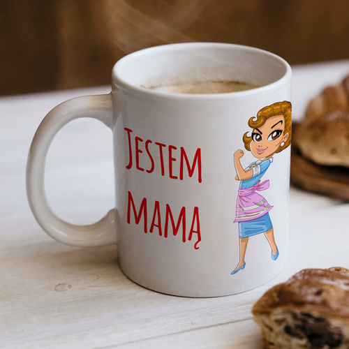 Kubek z nadrukiem - Jestem Mamą