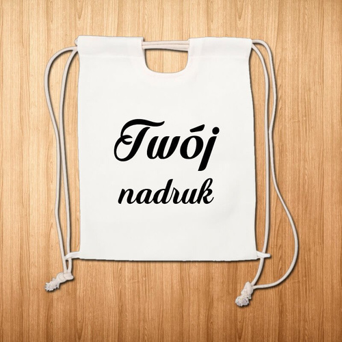 Płócienny worek na plecy z Twoim nadrukiem