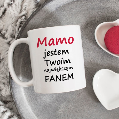 Kubek z napisem - Mamo jesteś królową
