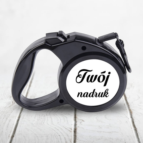 Smycz automatyczna z Twoim nadrukiem