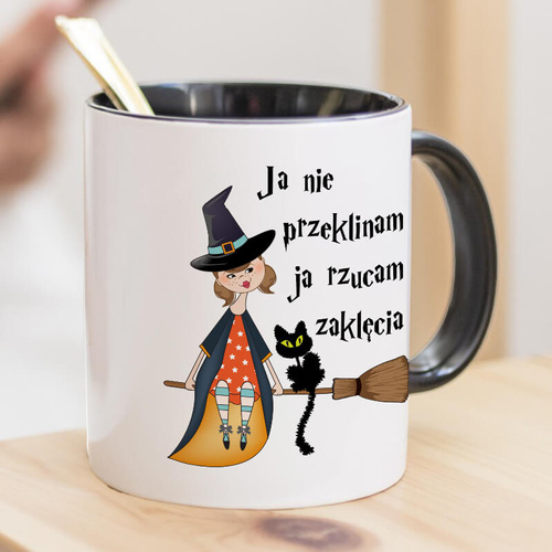 Kubek do kawy - Ja nie przeklinam, ja rzucam zaklęcia