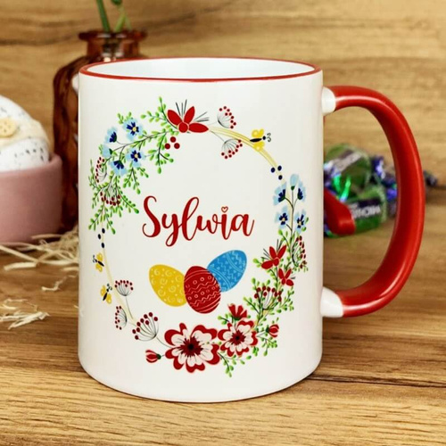 Kubek wielkanocny z dowolnym imieniem - pisanki