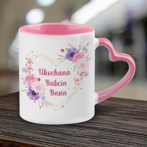 Kubek z imieniem - Ukochana Babcia