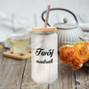 Szklanka 550 ml szroniona ze słomką z Twoim nadrukiem