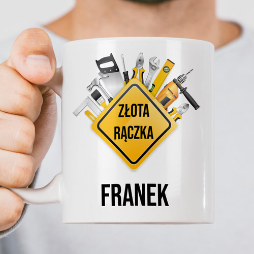 Kubek z imieniem - Złota Rączka