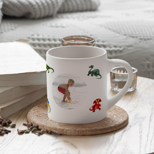 Kubek z nadrukiem - biały 200 ml 