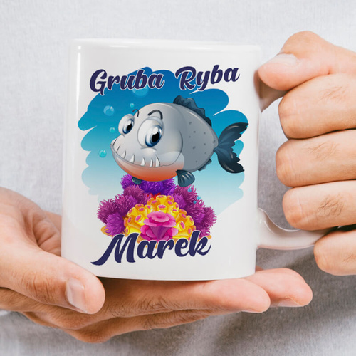 Kubek z imieniem - Gruba Ryba