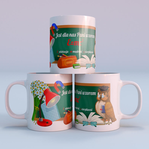 Kubek z nadrukiem dla nauczyciela fizyki