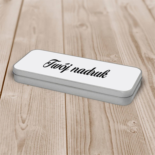 Metalowy piórnik z Twoim nadrukiem