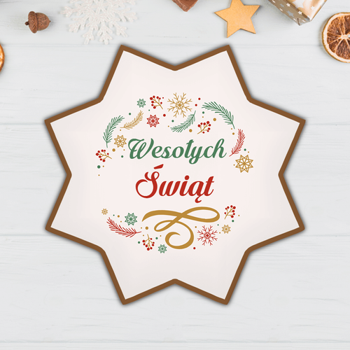 Ceramiczna podkładka z Twoim nadrukiem - gwiazda