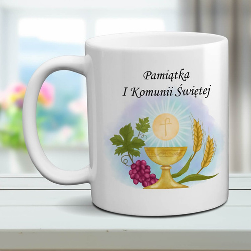 Kubek na komunię - Pamiątka Pierwszej Komunii Świętej