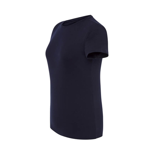 Damska bawełniana koszulka z Twoim nadrukiem - granatowa