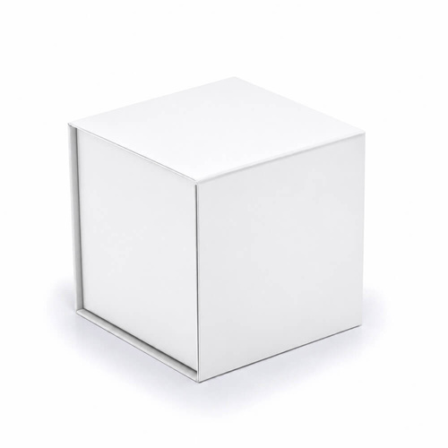 Białe pudełko prezentowe na kubek - magnetyczne 15 × 15 × 15 cm