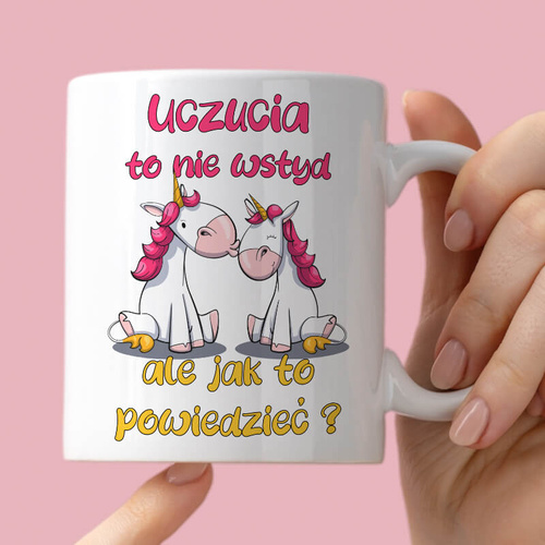 Kubek na Walentynki - Uczucia to nie wstyd