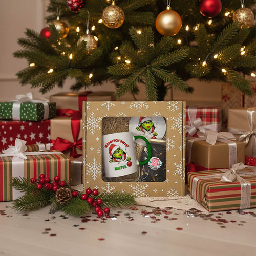 Personalizowany zestaw prezentowy dla mężczyzny - GrinchMass