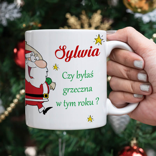 Mikołajkowy kubek z imieniem dla każdego