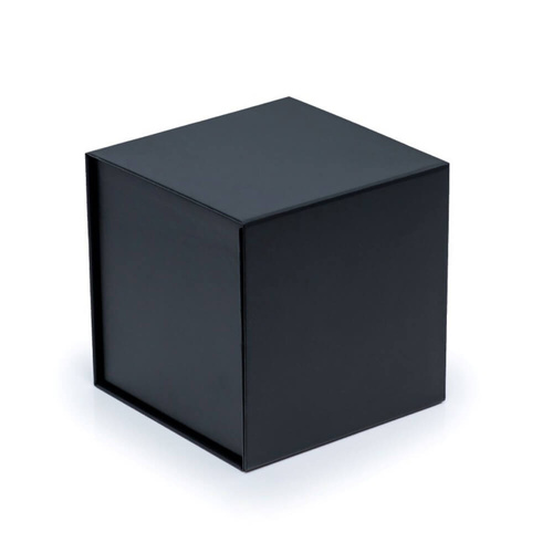Czarne pudełko prezentowe na kubek - magnetyczne 15 × 15 × 15 cm