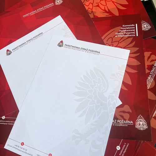 Papier firmowy A4 - nakład 2500 szt.