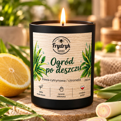 Świeca zapachowa - Ogród po deszczu - 200 ml