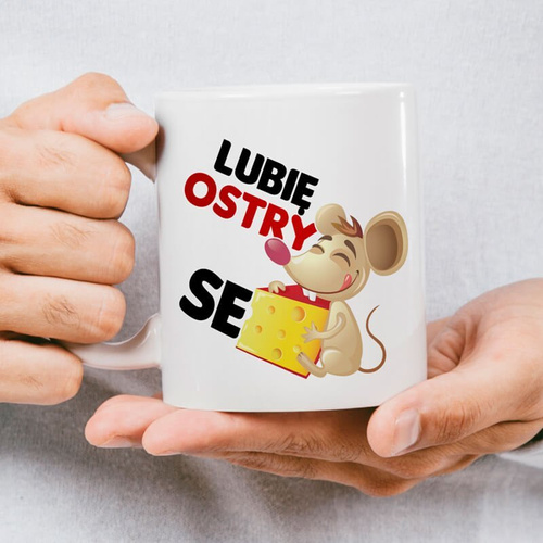 Kubek z nadrukiem - Lubię ostry se...