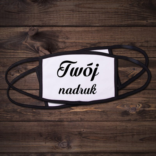 Mała maseczka ochronna na twarz z Twoim nadrukiem