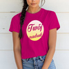 Damska bawełniana koszulka z Twoim nadrukiem - fuksja