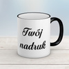 Kubek CLASSIC czarnym uszkiem z Twoim nadrukiem